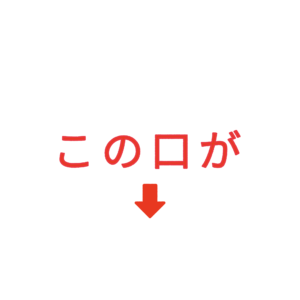 素材 ポイントポインター214この口が↓