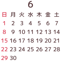 6月カレンダー01背景透過