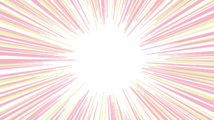 素材 ポイントポインター集中線