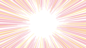 素材 ポイントポインター集中線