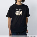 養殖たいやきのイラストTシャツ