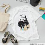 Tシャツ、猫のTシャツのアイコン用画像