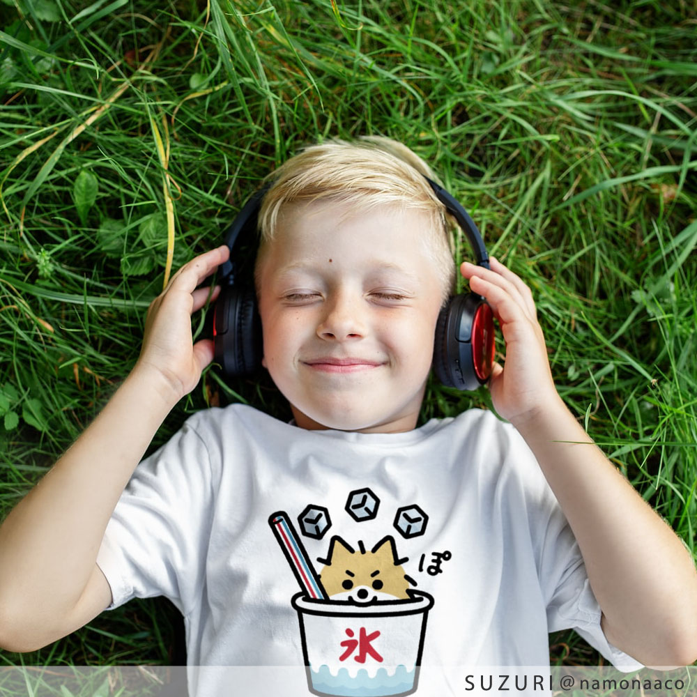 ポメラニアンのぽのTシャツのアイコン用画像