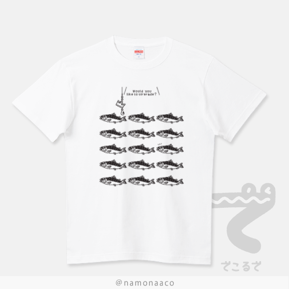魚好き・ネタT好きの方におすすめ。ドット絵　さもたんTシャツCT152