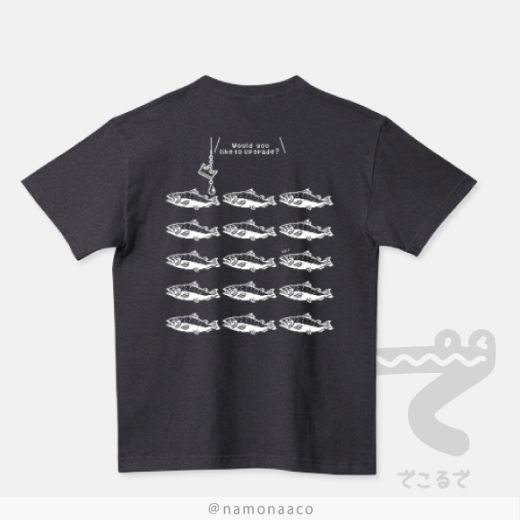 魚好き・ネタT好きの方におすすめ。ドット絵　さもたんTシャツCT152