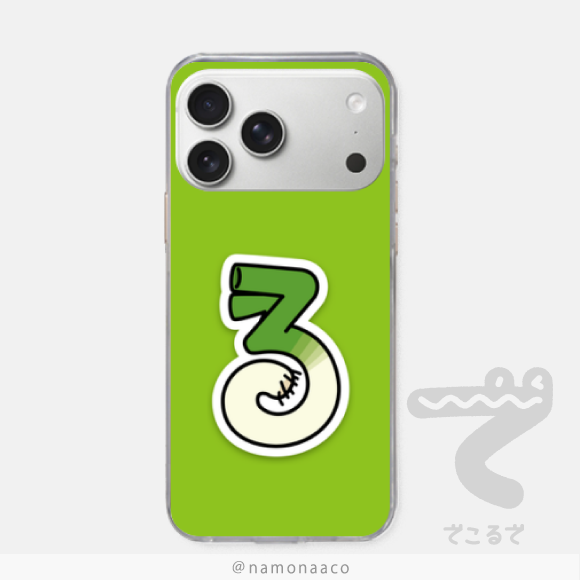 値切るねぎマークスマホケースCT681　長ネギで出来たかわいい”る”の文字